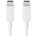 Samsung USB-C / USB-C Kabel EP-DX510JWEGEU (Bulk Tilfredsstillende) - 5A, 1.8m - Hvit