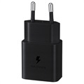 Samsung Rask Reiselader & USB-C Kabel EP-T1510XBEGEU - 15W - Svart