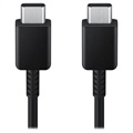 Samsung USB-C / USB-C Kabel EP-DX310JBEGEU - 3A, 1.8m - Svart
