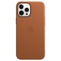 iPhone 12 Pro Max Apple Lærdeksel med MagSafe MHKL3ZM/A - Lærbrun