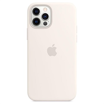 iPhone 12/12 Pro Apple Silikondeksel med MagSafe MHL53ZM/A - Hvit