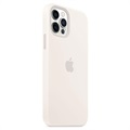 iPhone 12/12 Pro Apple Silikondeksel med MagSafe MHL53ZM/A - Hvit