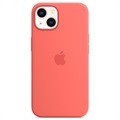 iPhone 13 Apple Silikondeksel med MagSafe MM253ZM/A - Rosa Pomelo