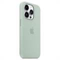 iPhone 14 Pro Apple Silikondeksel med MagSafe MPTL3ZM/A - Sølvrosett