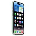 iPhone 14 Pro Max Apple Silikonskal med MagSafe MPTY3ZM/A - Sølvrosett