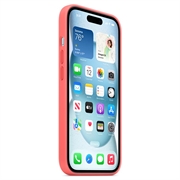iPhone 15 Apple Silikonskal med MagSafe MT0V3ZM/A - Guava