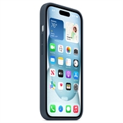 iPhone 15 Apple Silikonskal med MagSafe MT0N3ZM/A - Storm Blå