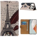 Glam Series OnePlus Nord N100 Lommebok-deksel - Eiffeltårnet