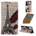 Glam Series Samsung Galaxy A10 Lommebok-deksel - Eiffeltårnet