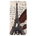 Glam Series Samsung Galaxy A14 Lommebok-deksel - Eiffeltårnet