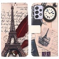 Glam Series Samsung Galaxy A73 5G Lommebok-deksel - Eiffeltårnet