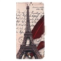 Glam Series Samsung Galaxy A73 5G Lommebok-deksel - Eiffeltårnet