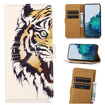 Glam Series Sony Xperia 10 IV Lommebok-deksel - Tiger