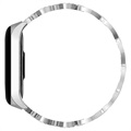 Xiaomi Mi Band 5/6 Glam Rustfritt Stål Belte - Sølv