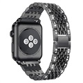 Apple Watch Series 9/8/SE (2022)/7/SE/6/5/4/3/2/1 Glam Klokkereim - 41mm/40mm/38mm - Svart