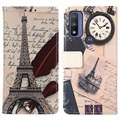 Glam Series Motorola G Pure Lommebok-deksel - Eiffeltårnet