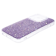 iPhone 15 Pro Max Glitter Flakes TPU-deksel