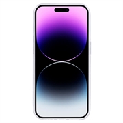 iPhone 15 Pro Max Glitter Flakes TPU-deksel - Sølv