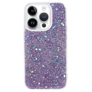 iPhone 15 Pro Glitter Flakes TPU-deksel