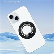 Glitter MagSafe Fidget-ringstativ - svart