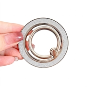Glitter MagSafe Fidget Ring-stativ - Sølv