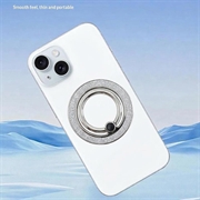 Glitter MagSafe Fidget Ring-stativ - Sølv