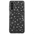 Glitter Series Samsung Galaxy A13 5G Hybrid-deksel - Svart