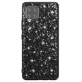 Glitter Series Samsung Galaxy A42 5G Hybrid-deksel - Svart