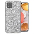 Glitter Series Samsung Galaxy A42 5G Hybrid-deksel - Sølv