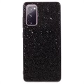 Glitter Series Samsung Galaxy S20 FE Hybrid-deksel - Svart