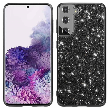 Samsung Galaxy S21 FE 5G Glitter Series Hybrid-deksel - Svart
