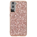 Samsung Galaxy S21 FE 5G Glitter Series Hybrid-deksel