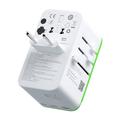 GlocalMe RoamPlug reiseadapter med 4G/LTE Wi-Fi-hotspot - 70W - Hvit