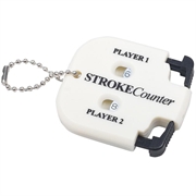 Golfscorekeeper for 2 spillere - manuell - hvit