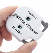 Golfscorekeeper for 2 spillere - manuell - hvit