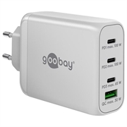 Goobay 100W GaN-hurtiglader med flere porter - 3x USB-C, USB-A