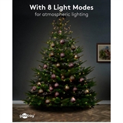 Goobay 280-LED juletrebelysning med ring - 8x2m - varm hvit