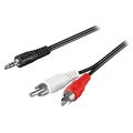 Goobay 3.5mm / 2 x RCA Lydkabel Adapter - 3m