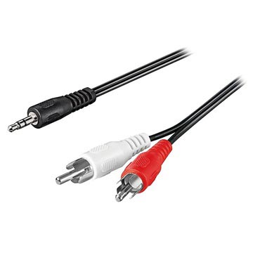 Goobay 3.5mm / 2 x RCA Lydkabel Adapter