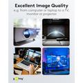 Goobay 4K DisplayPort-til-HDMI-kabel for projektor, TV, PC - 2m - svart