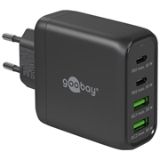 Goobay 68W PD GaN hurtiglader med flere porter