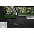 Goobay Dual Screen USB-C / HDMI Adapter - 4K UHD - Svart
