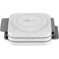 Goobay sammenleggbar 3-i-1 trådløs lader 15W - iPhone, Apple Watch, AirPods - hvit