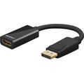 Goobay HDMI til DisplayPort-adapterkabel - 4K/60 Hz - Svart