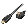 Goobay High Speed HDMI-kabel med Ethernet - 90° Vinkel - 3m