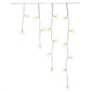 Goobay Icicle Lyslenke med timer - 400 lysdioder - varm hvit