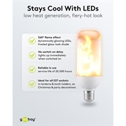 Goobay LED-flammepære - 4.5W