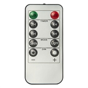 Goobay LED ekte vokslys med fjernkontroll - 5 stk. - Hvit