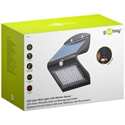 Goobay LED solcellevegglampe med bevegelsessensor - 4W