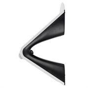 Goobay LED solcellevegglampe med bevegelsessensor - 4W - Hvit